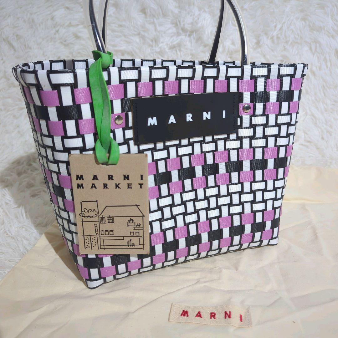 〈新品〉MARNI OVAL BAG 編み込み かごバッグ バスケット