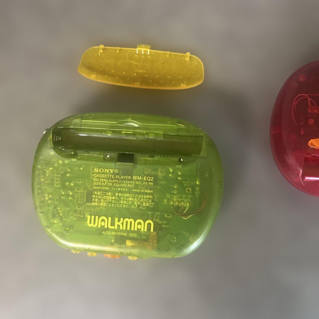 SONY WM-EQ2 2台セット　カセットプレーヤー　通電OK ジャンク品