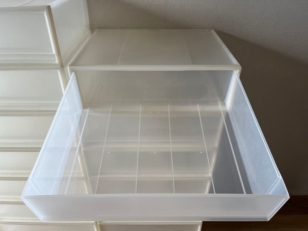 引取限定【15個まとめてセット】無印良品 ポリプロピレン 収納ケース ワイド 小