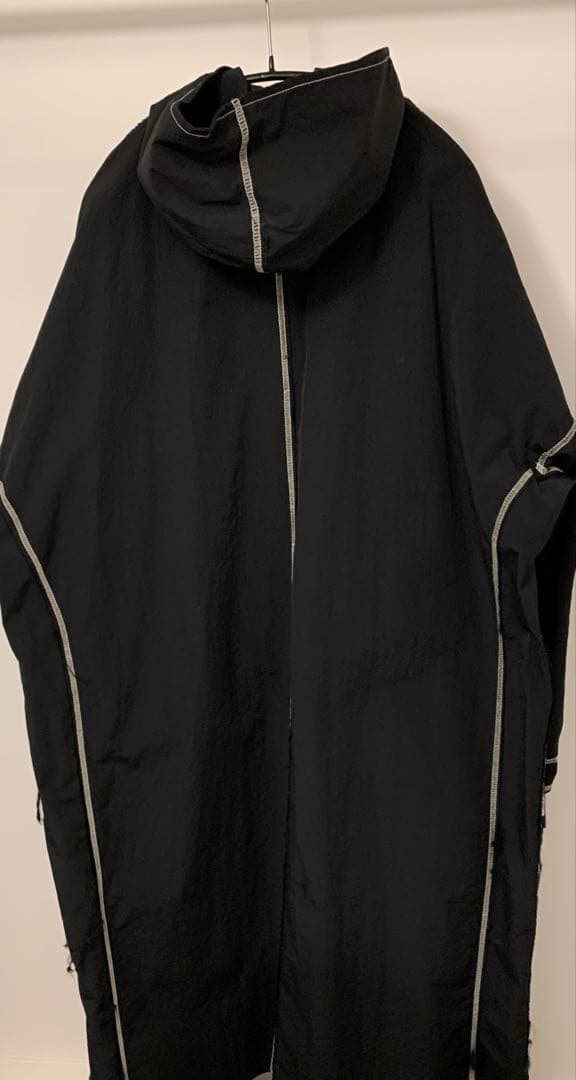 sulvam zip up rain coat ブラック　S