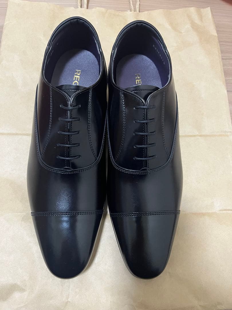 REGAL ブラック ドレスシューズ 3/TR 24