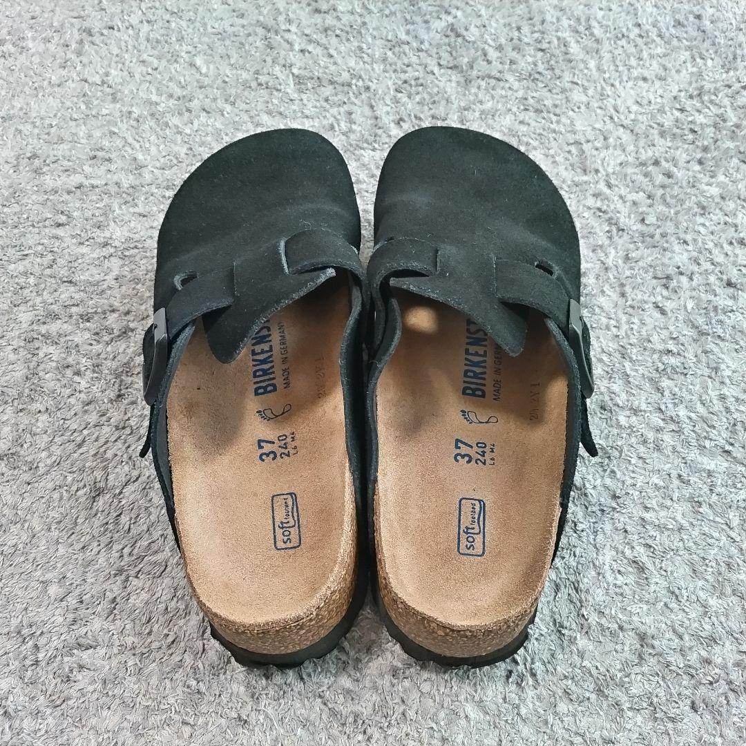 Birkenstockボストン　ブラック37