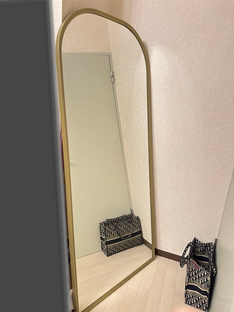 IKEA RÅMEBO ローメボ　ミラーゴールド