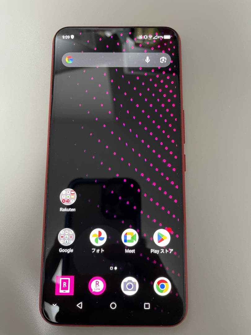 【中古品】RakutenBIG 5G ZR01 128GB SIMフリー レッド