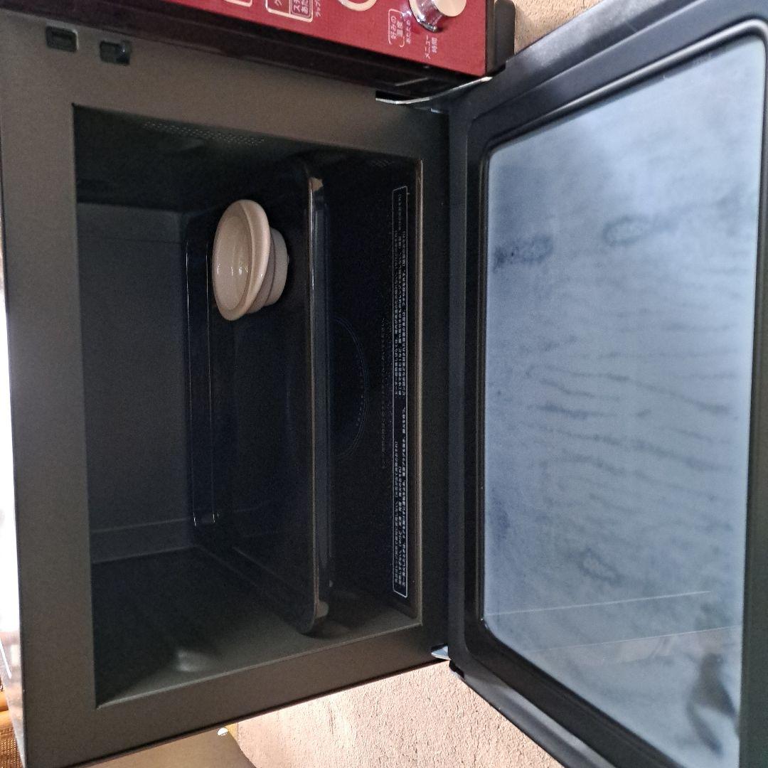 SHARP 赤色 オーブン・レンジ機能付き電子レンジ