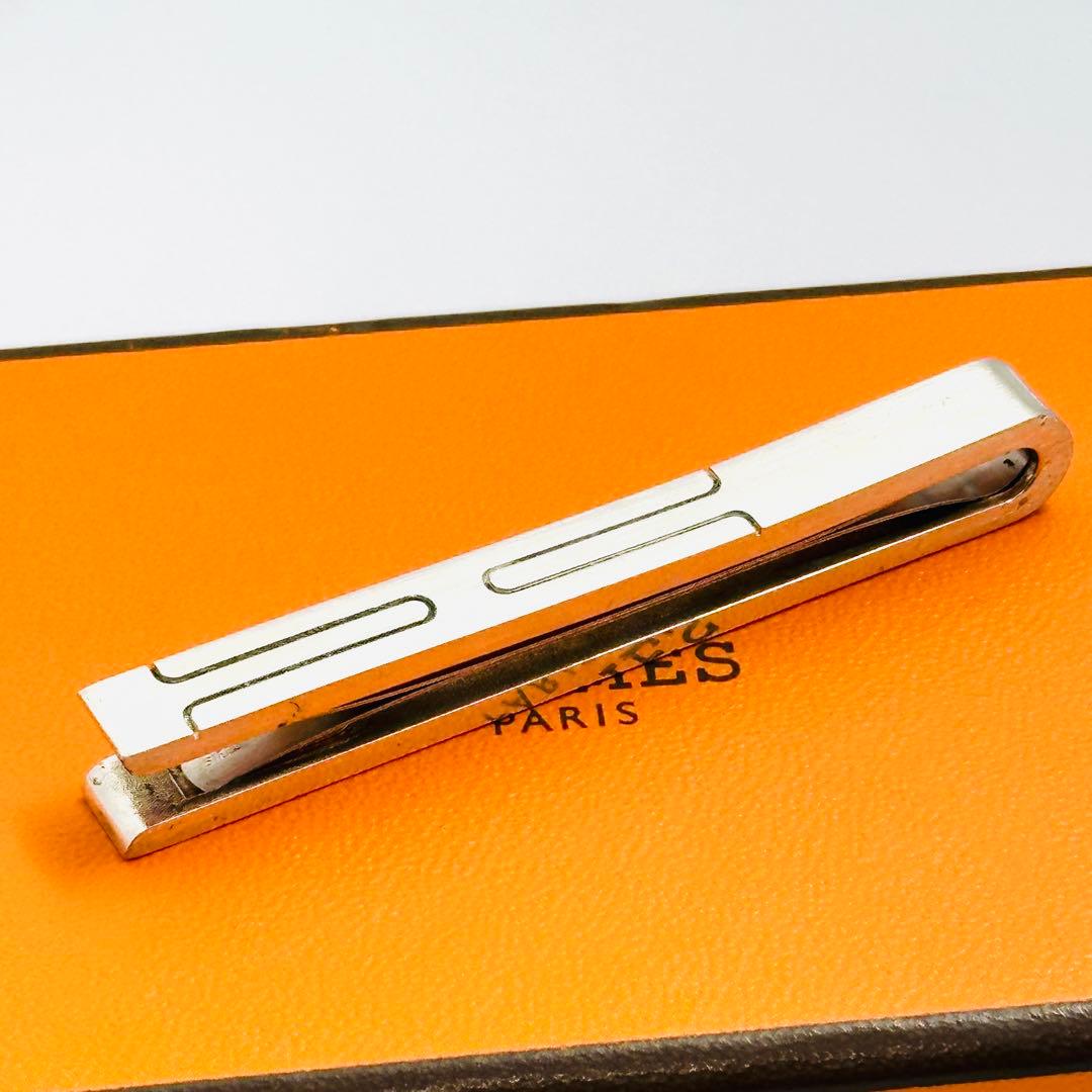 HERMES　エルメス　Hロゴ　シルバー　ネクタイピン　タイピン　Ag925