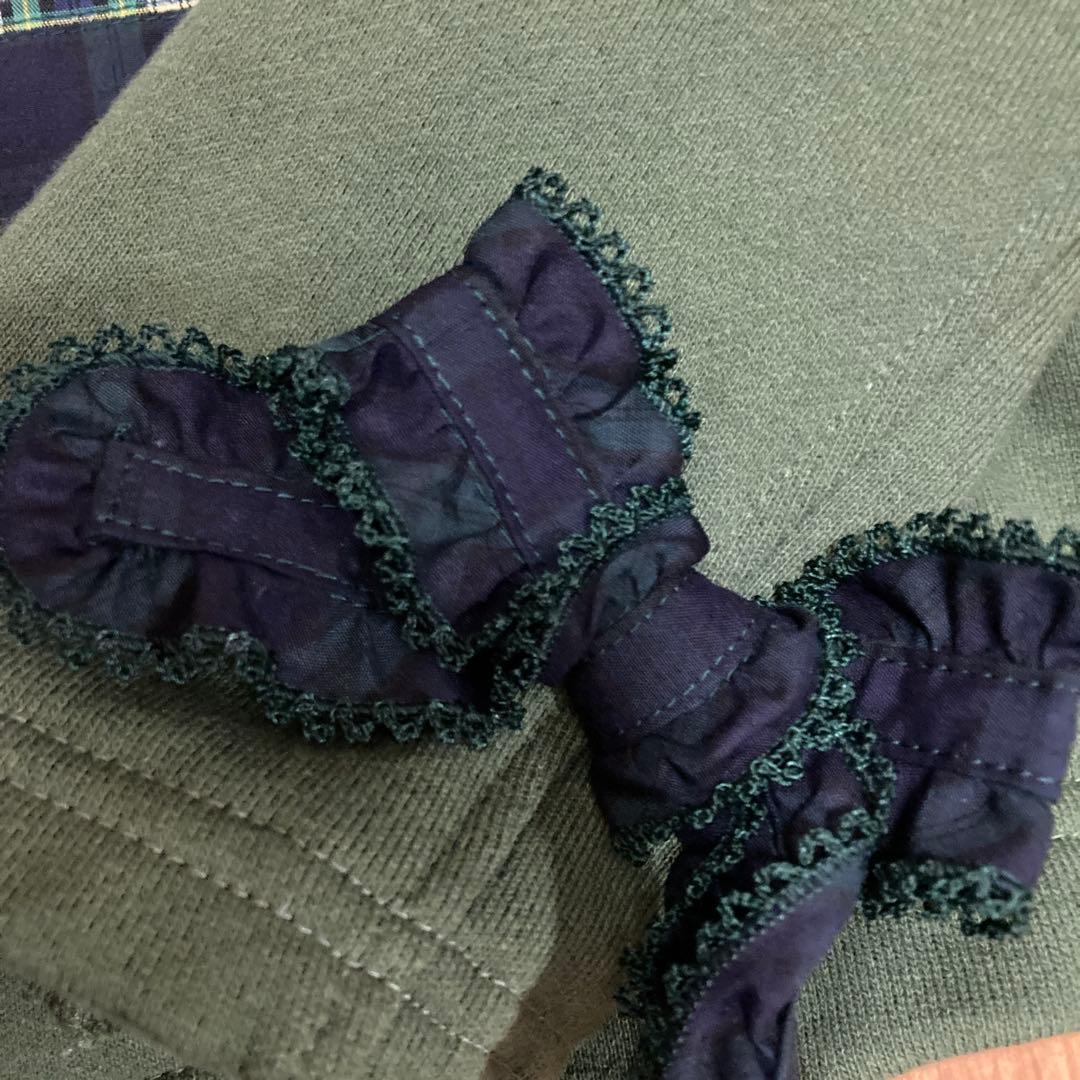 PINK HOUSE チェック柄パッチワークカーディガン