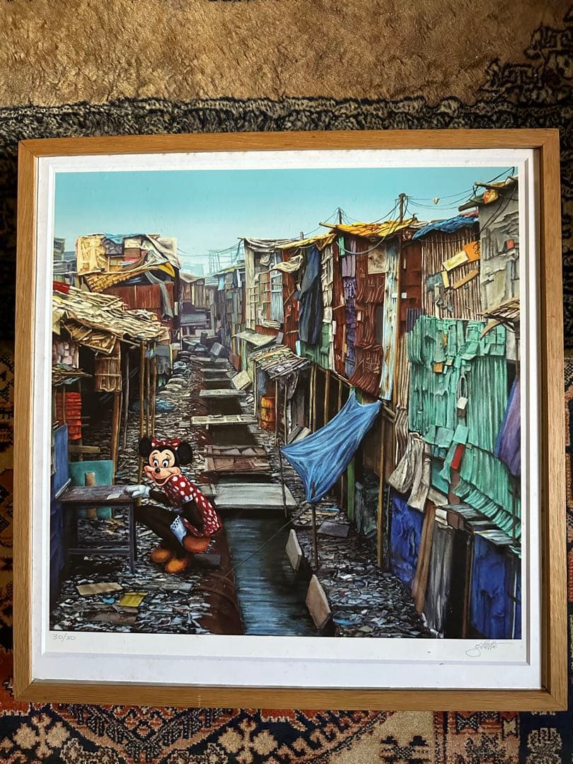 版画 Jeff Gillete shadow city minnie