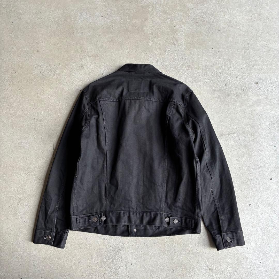 メキシコ製 Levis ブラック デニムトラッカージャケット L