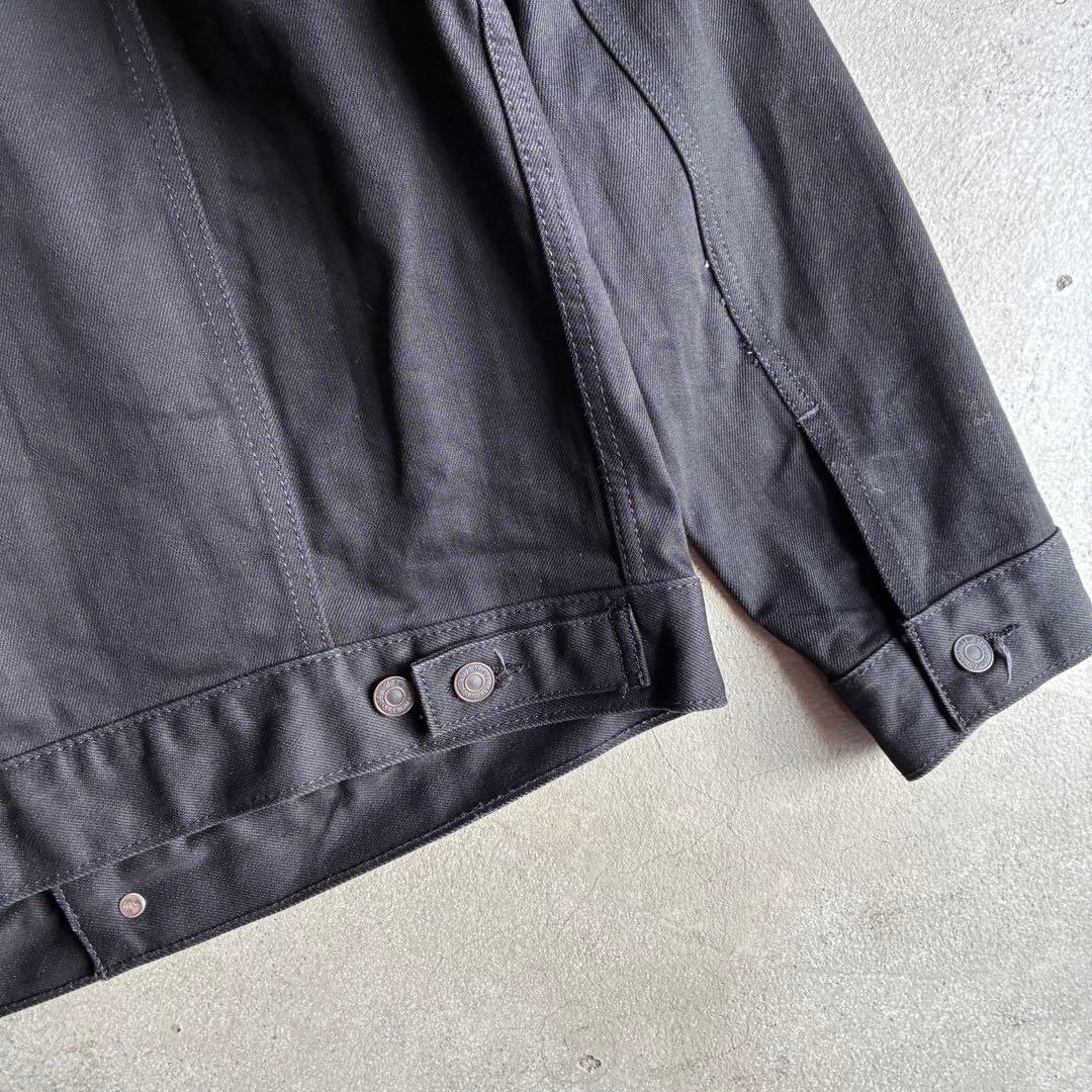 メキシコ製 Levis ブラック デニムトラッカージャケット L