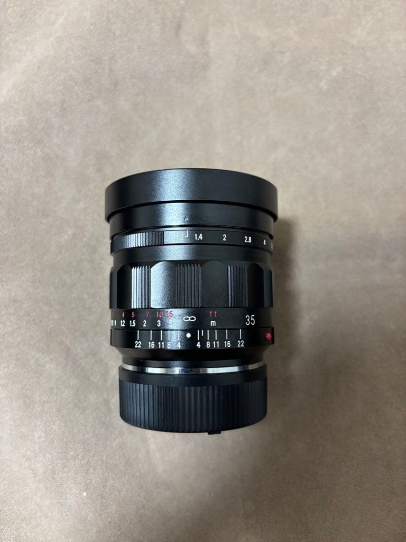 NOKTON 35mm F1.2 III VMマウント　角形フードフィルター付き
