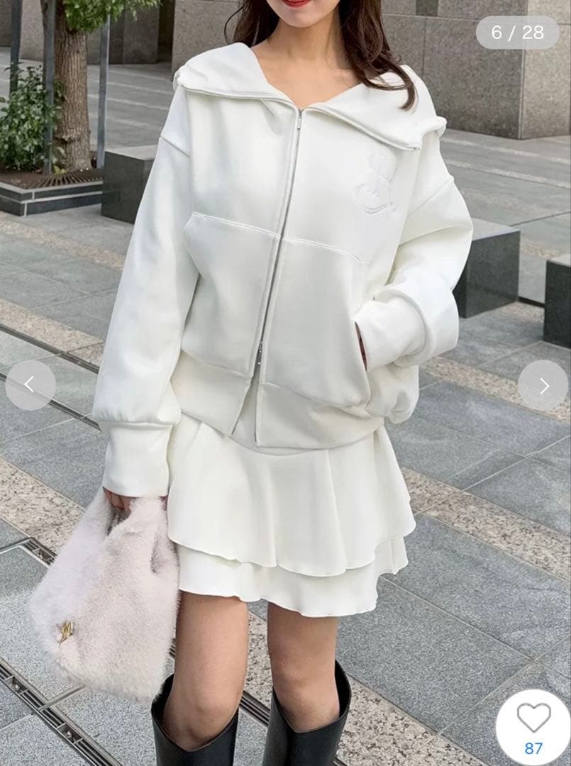 【タグ付き新品】スナイデル　エンブレムボンディングパーカー