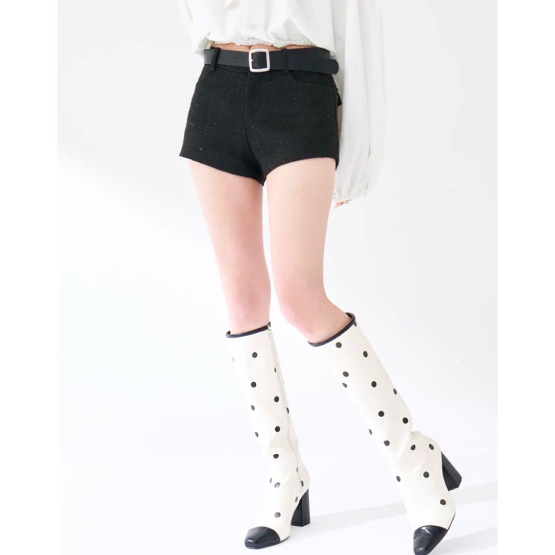 新品未開封 ダーリッチ darich ボンディングツイードショートパンツ　S