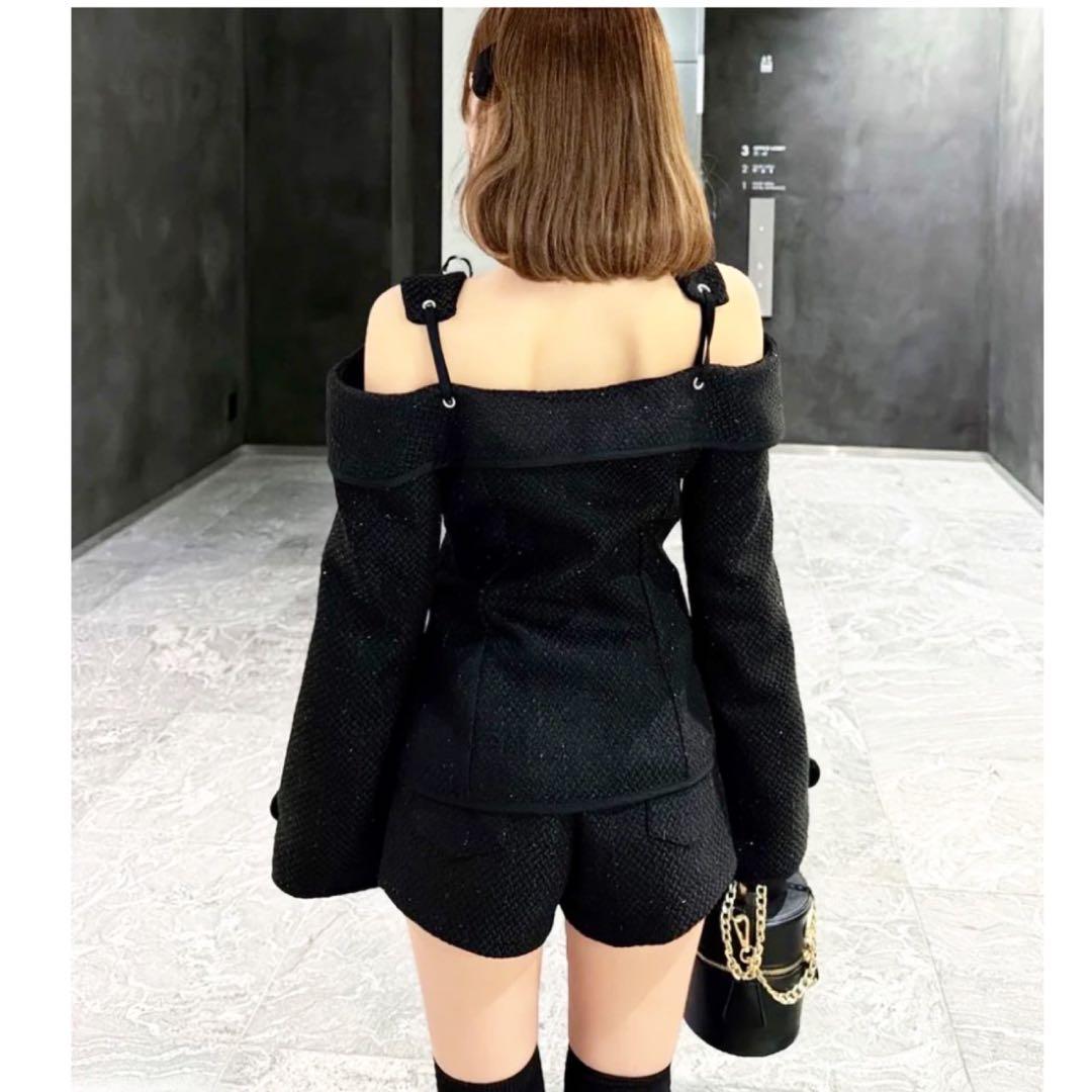 新品未開封 ダーリッチ darich ボンディングツイードショートパンツ　S