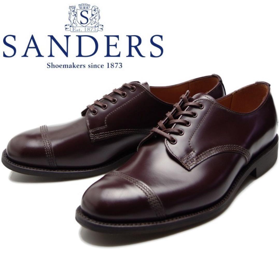 靴 Sanders military derby shoe UK6.5