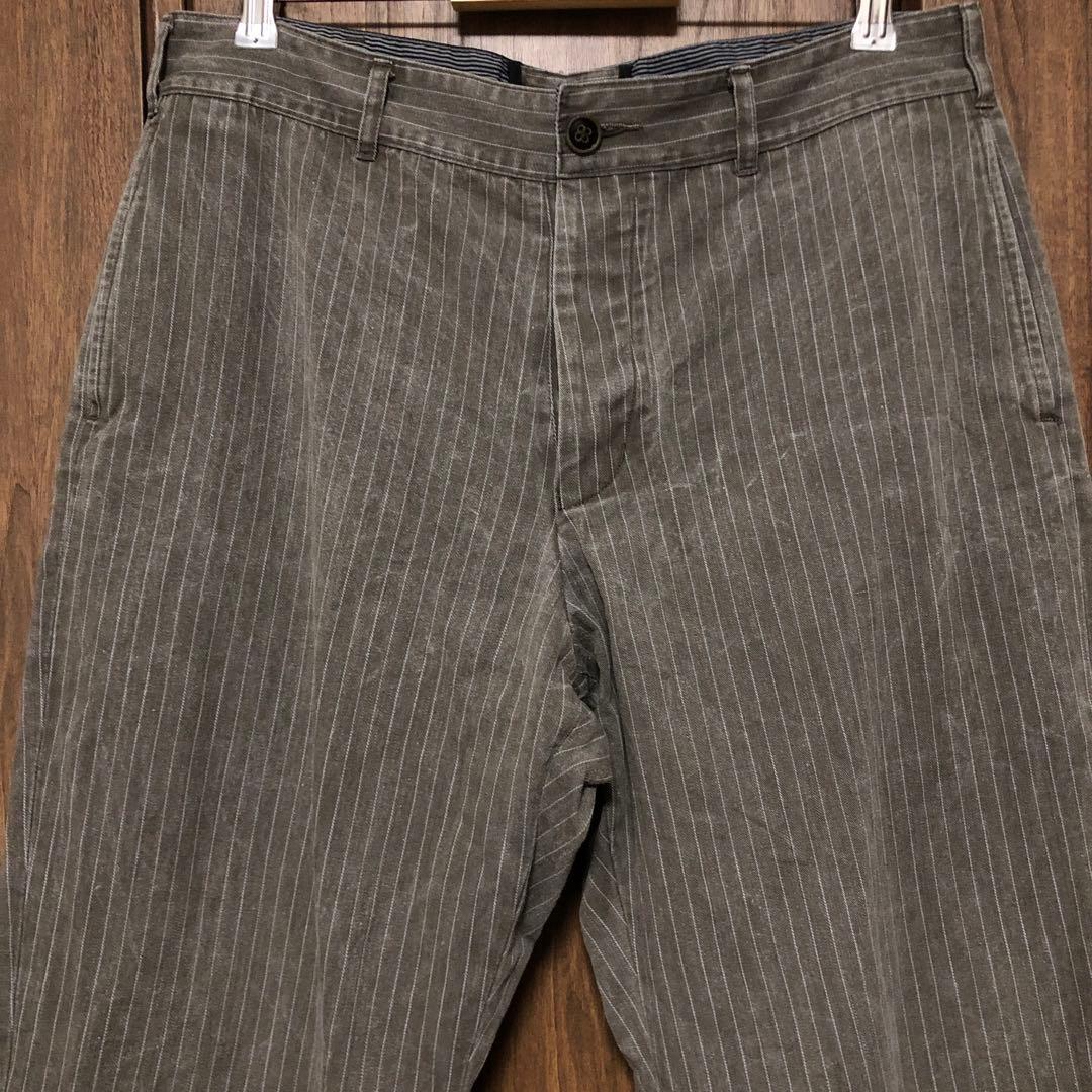 JELADO Starry gate ストライプパンツ XL グレー