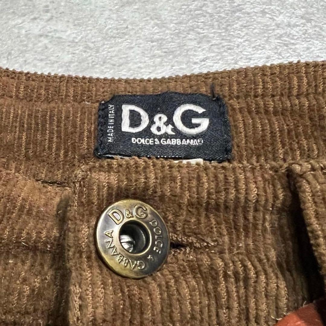 00s ドルガバ　D&G コーデュロイ　ミニスカ　y2k 平成　ウエスタン