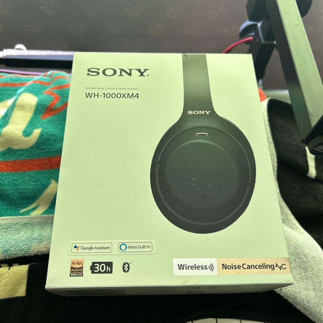 SONY WH-1000XM4ワイヤレスヘッドホン ブラック　【現状品】