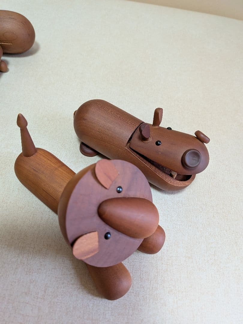 千趣会　ロイヤルペット　12体　 木製　ヴィンテージ　動物　置物