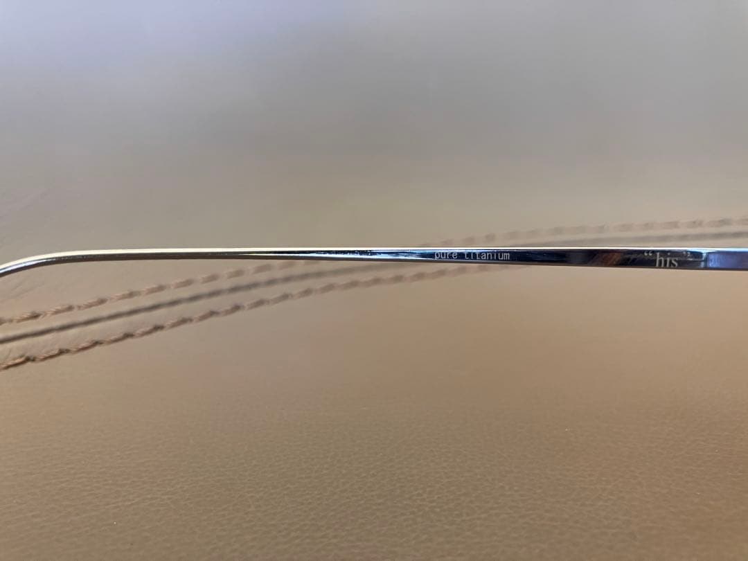 Buddy Optical his ツーブリッジサングラス titanium