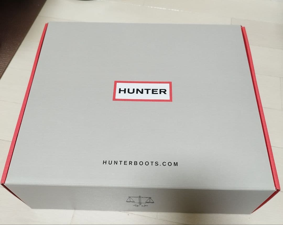 HUNTER ブラック プレイモールデットブーツ 23cm