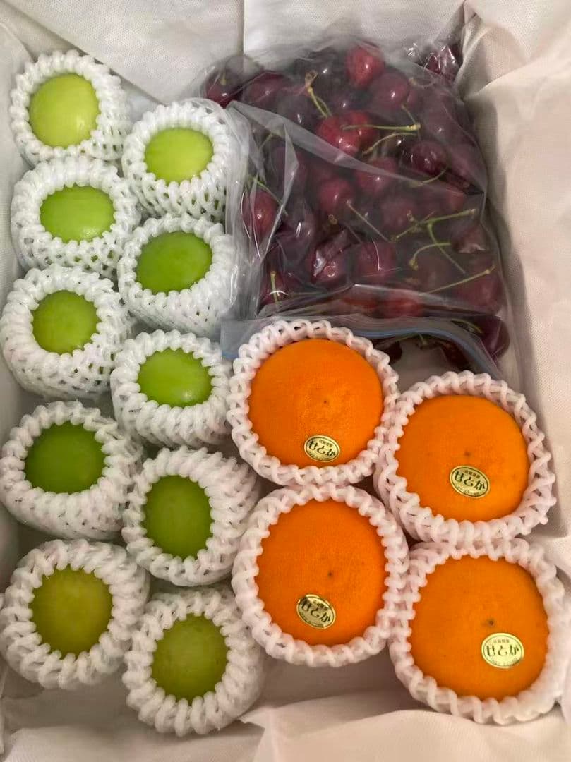 299ハウスせとか、ナツメ、さくらんぼセット贈答用お祝い誕生日プレゼントなど