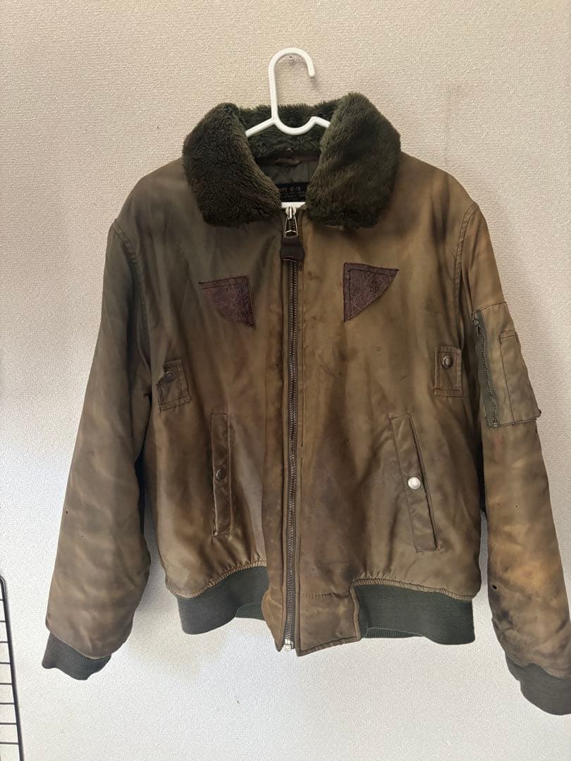 【80s】HOUSTON B-15 フライトジャケット ヴィンテージ