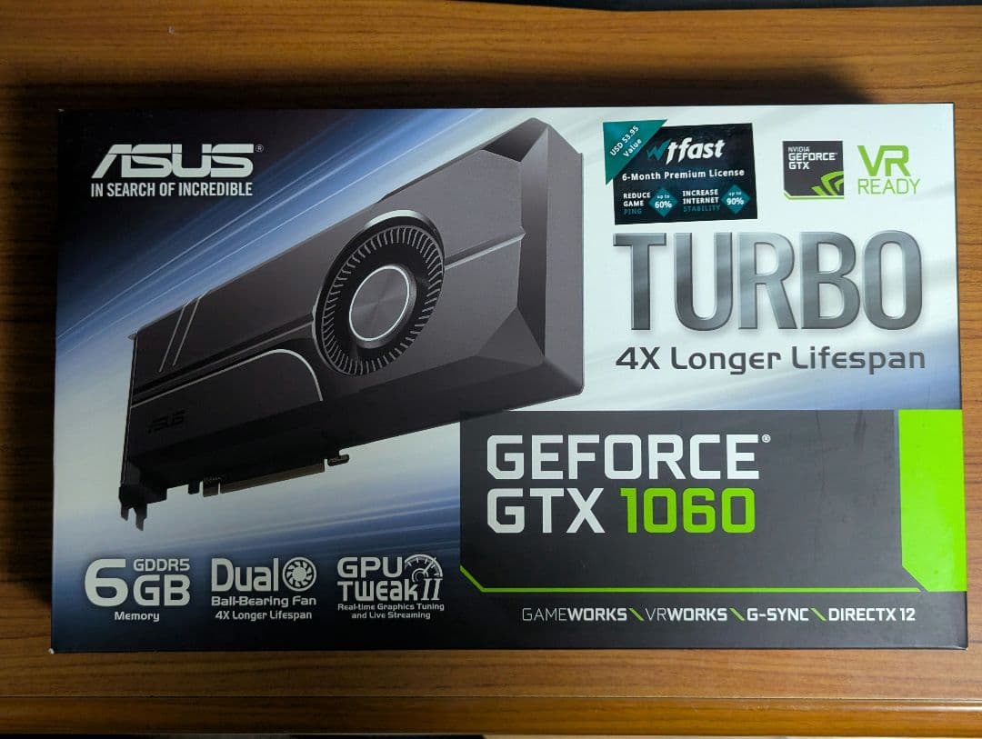 ASUS TURBO-GTX1060 6GB グラフィックボード