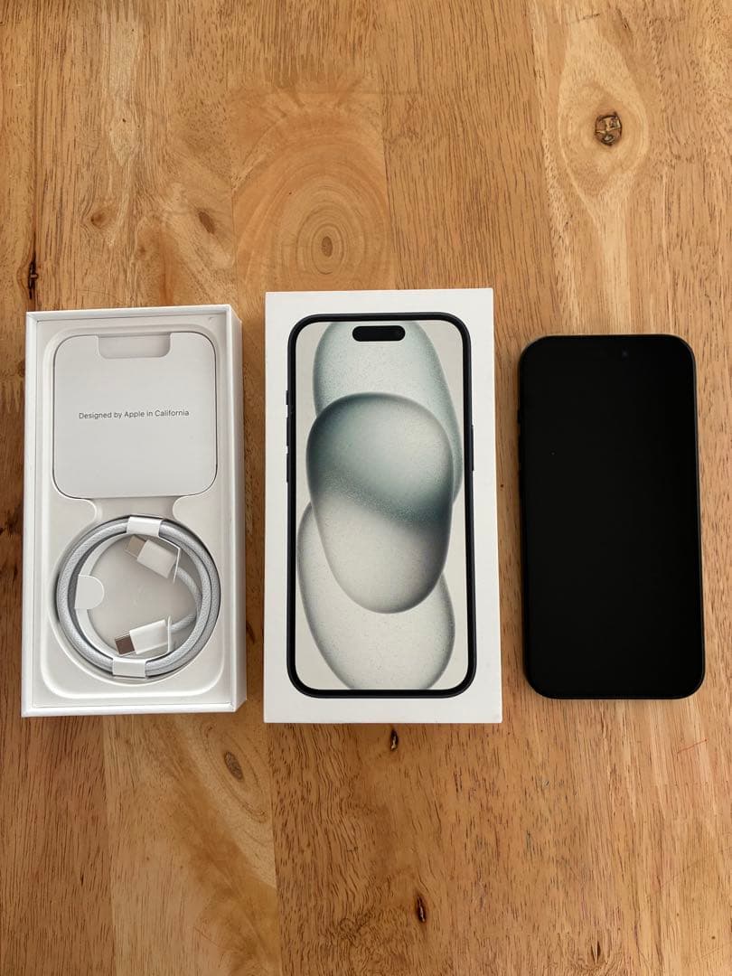 【シオンモンキー】Apple iPhone 15 ブラック 本体