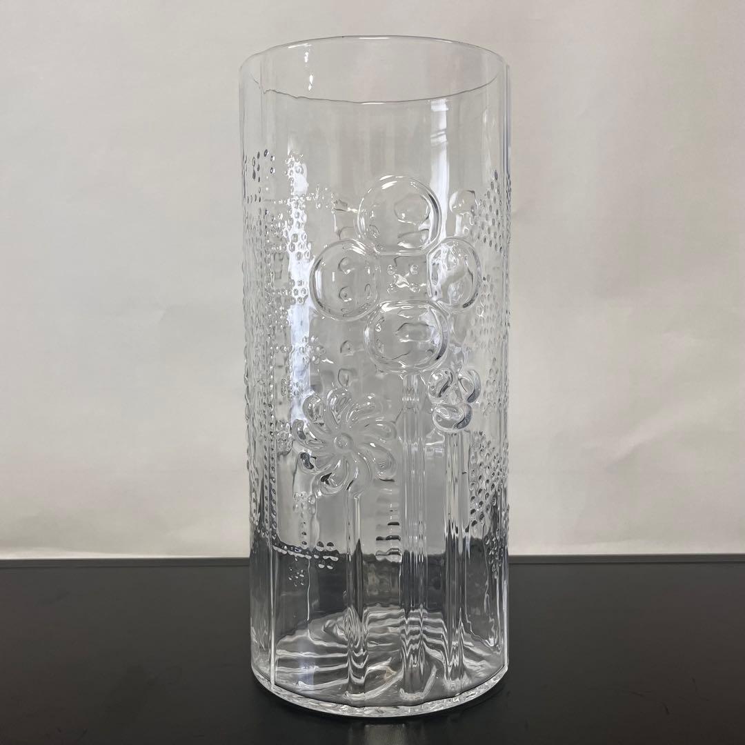 美品 イッタラ フローラ ベース 250mm クリア