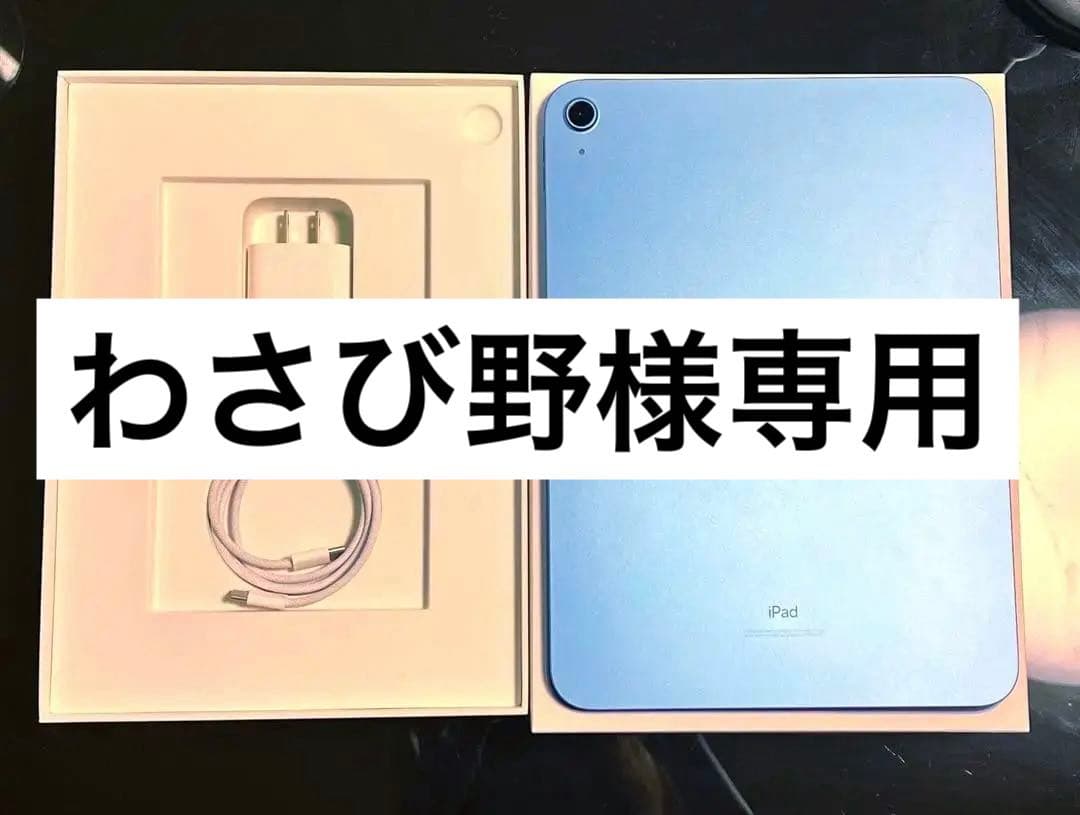 Apple iPad 第10世代 本体 ブルー　箱付き