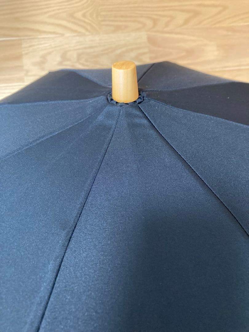 サンバリア100 折りたたみ日傘 2段折り ブラック