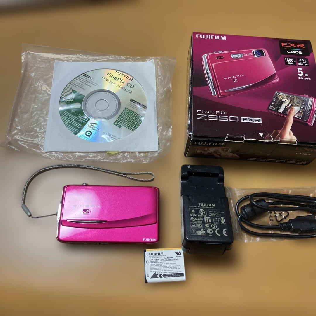 FUJIFILM FINEPIX Z950 EXRピンクファインピックスコンデジ