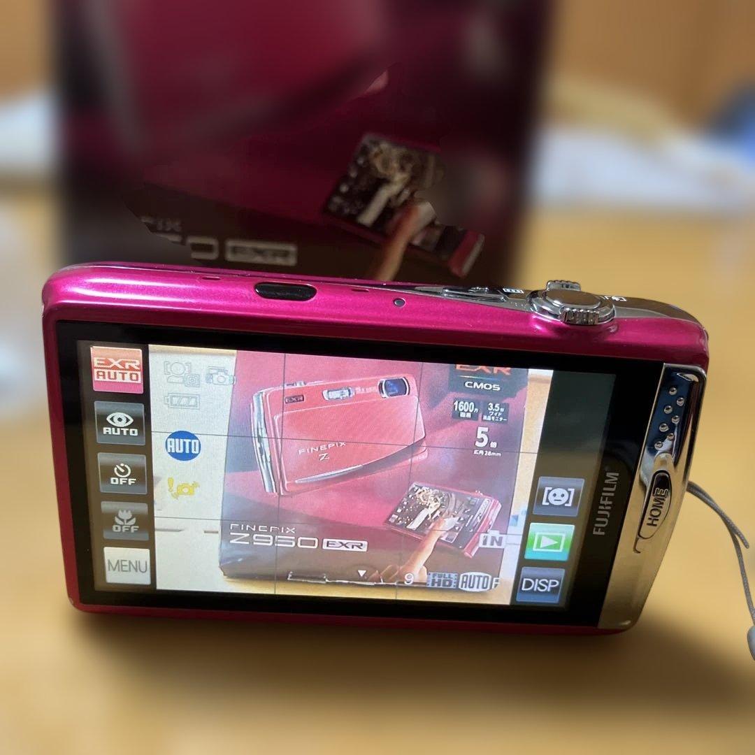 FUJIFILM FINEPIX Z950 EXRピンクファインピックスコンデジ