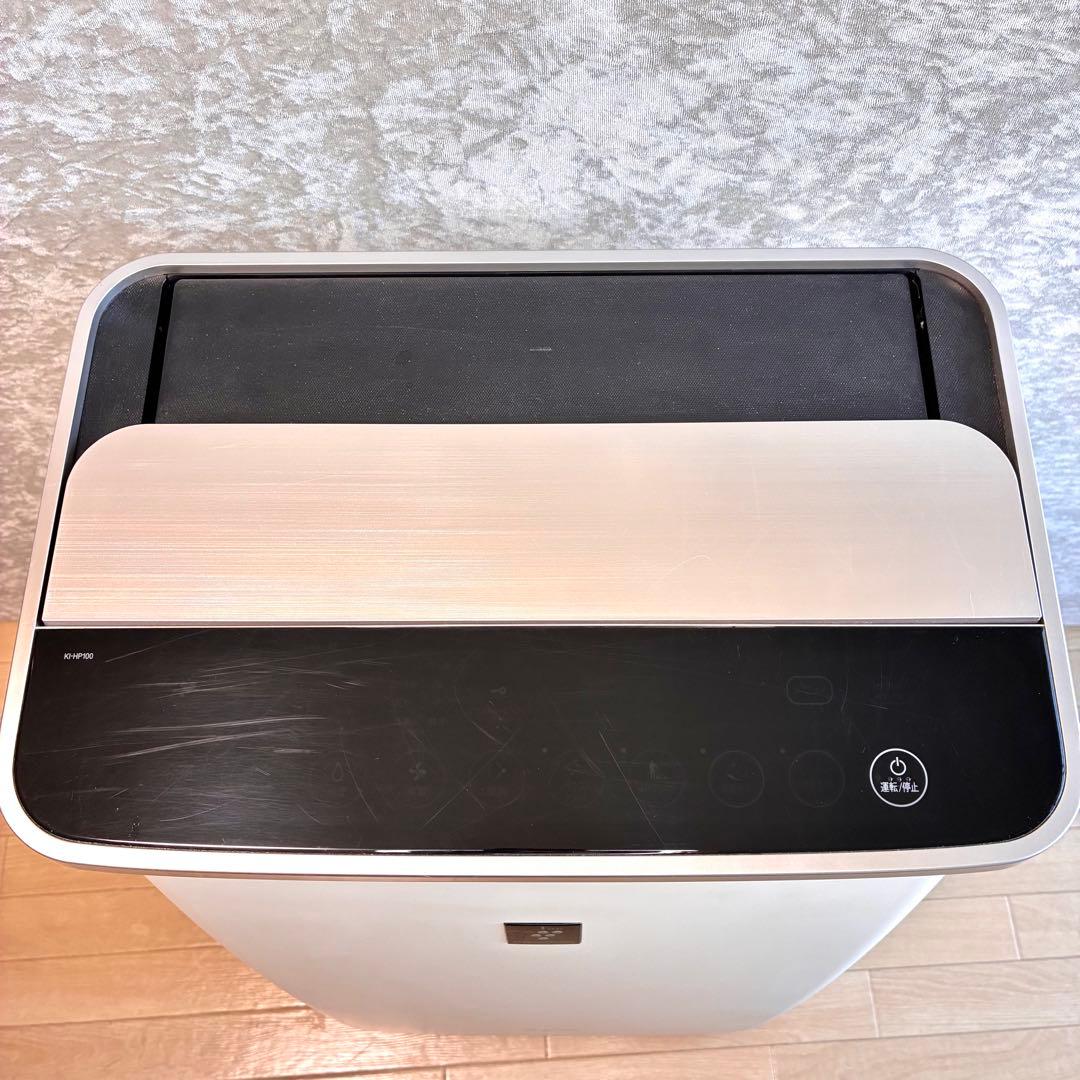 シャープ KI-HP100-W 加湿空気清浄機 プラズマクラスター 2018年製