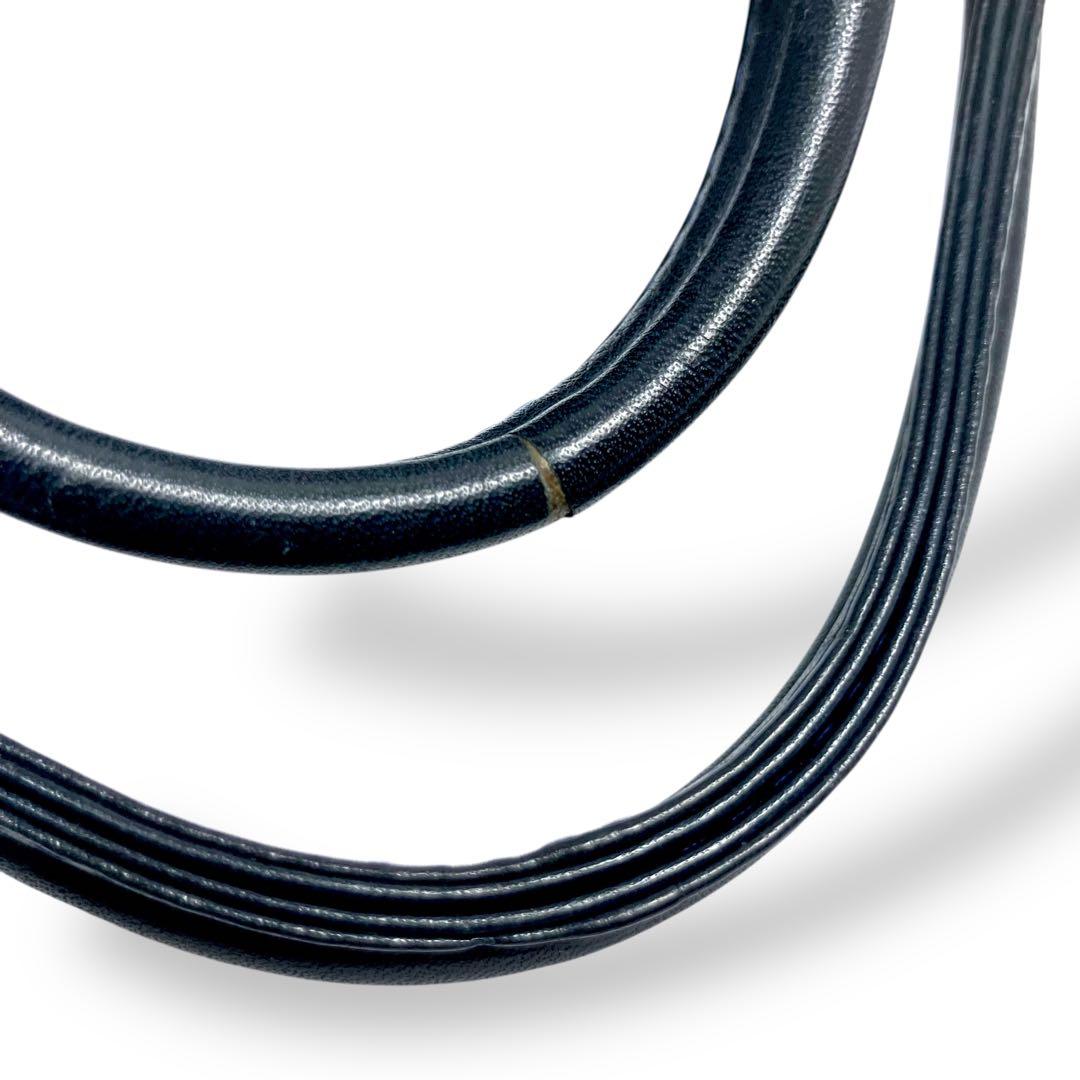 BOTTEGA VENETAボッテガ　ボストンバッグ　PVC レザー　黒　y2k