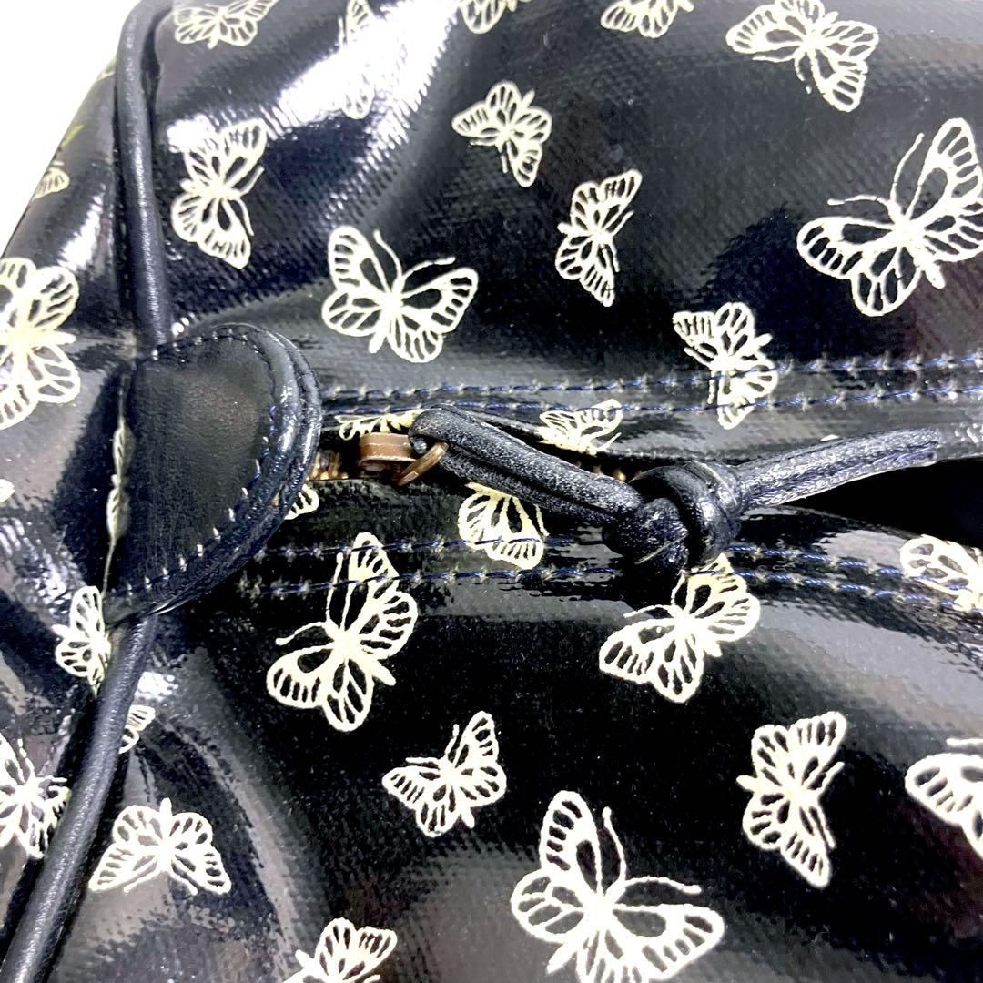 BOTTEGA VENETAボッテガ　ボストンバッグ　PVC レザー　黒　y2k