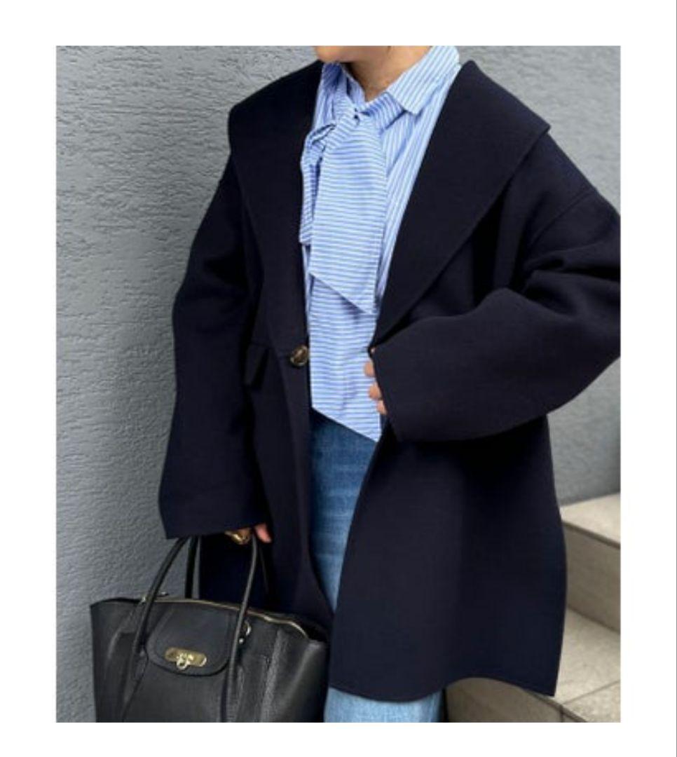 NOLLEY'S ネイビーオーバーサイズジャケット