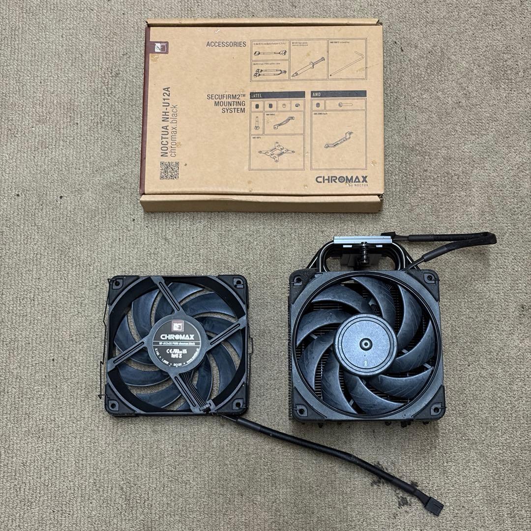 NOCTUA NH-U12A chromax.black CPUクーラー