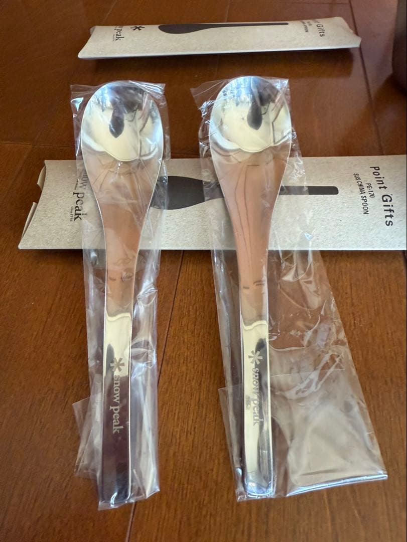 スノーピーク 深型チタンシェラカップ 蓋付き ステンレスレンゲ セット売り