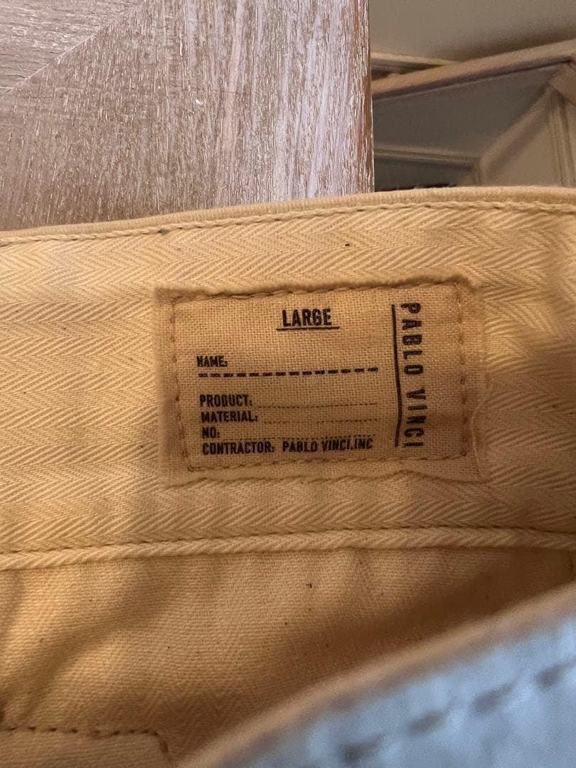 Pablo vinci オイルドチノMaison Kinemaかわしまたかひろ