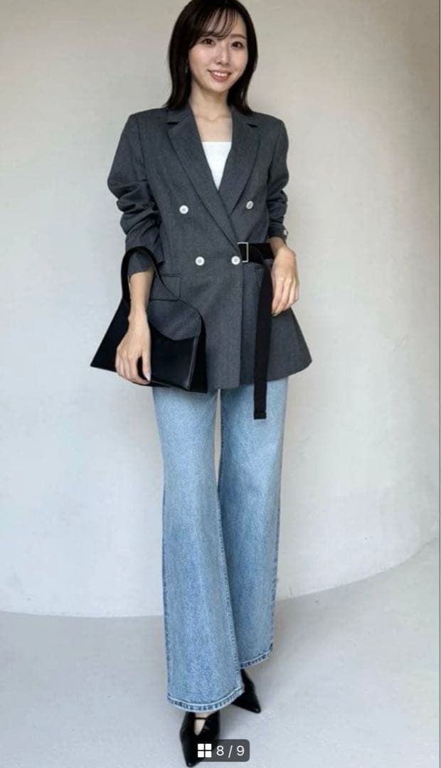 み*み様 anuans スプリングウールダブルジャケット