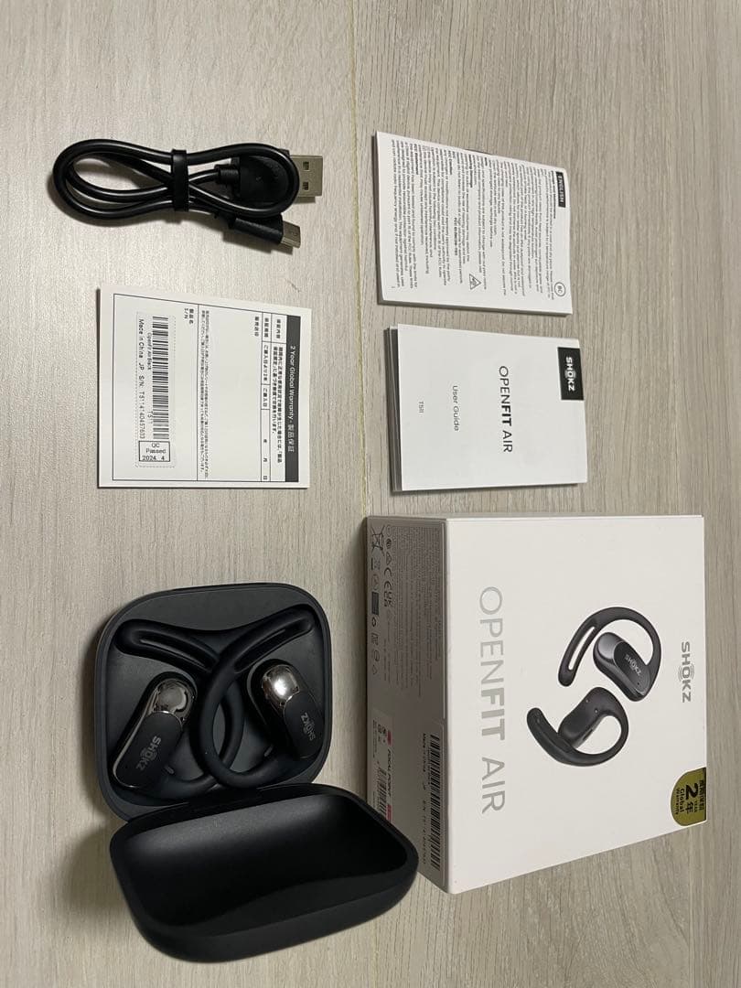 SHOKZ OPENFIT AIR ブラック