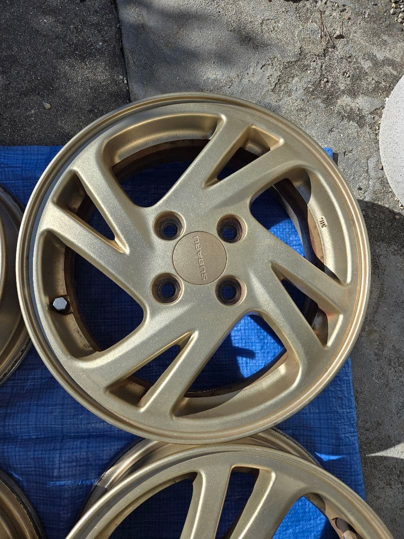 スバル　プレオ純正ホイール　14インチ 5J 4穴 4本 PCD100 +45