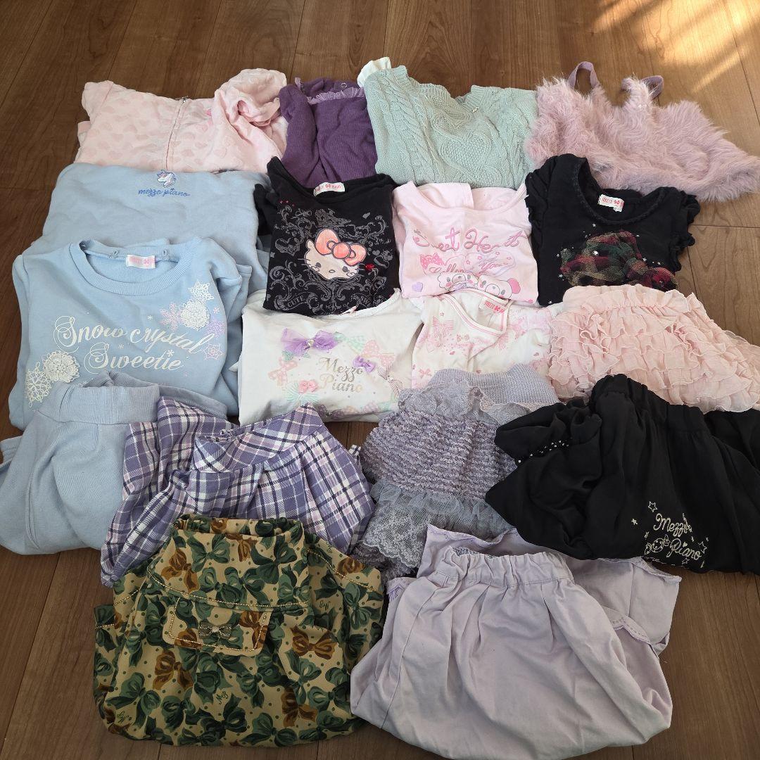 まとめ売り 女の子【130cm】メゾピアノ　18点