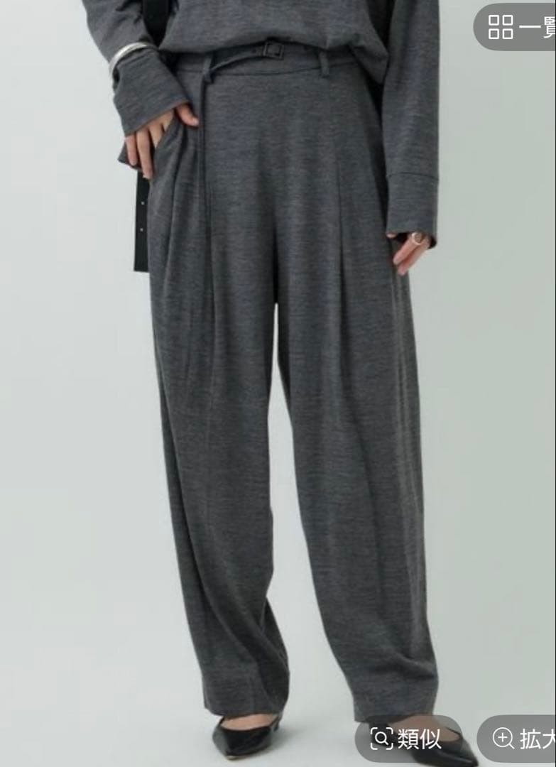 chaos カオス 今季新品未使用品 レダリーパンツ チャコール