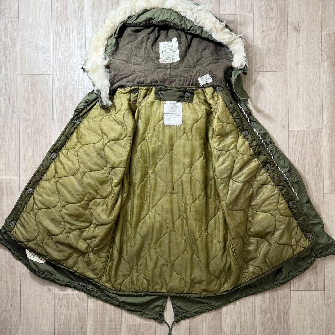 60sアルミジップXS！米軍実物 M65 フィッシュテールパーカー フルセット