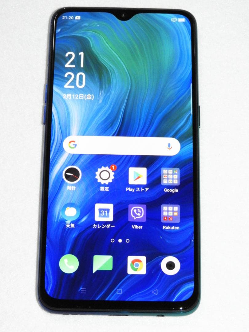 OPPO Reno A 128GB SIMフリー CPH1983 ブルー