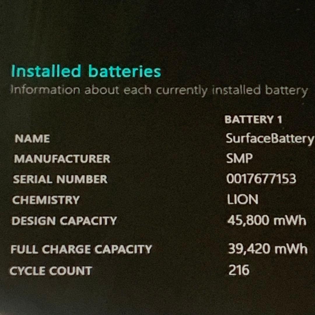 【美品】Surface Laptop 4 SSD256 タッチパネルパソコンPC