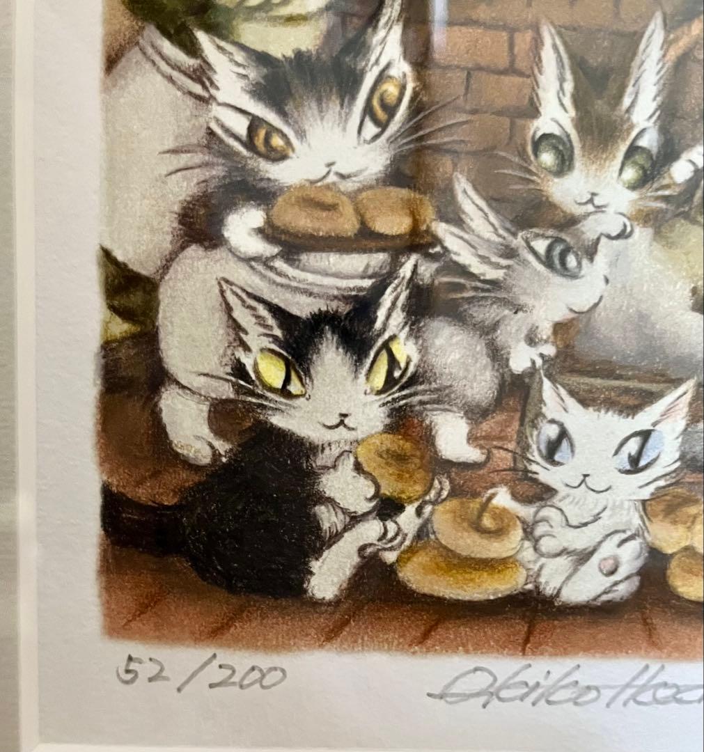 ✨希少✨ わちふぃーるど ダヤン 版画 マーシィーやかんをかけといて